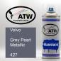 Preview: Volvo, Grey Pearl Metallic, 427: 400ml Sprühdose, von ATW Autoteile West.